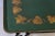 Green Tole Tray Top Coffee Table by Maison Ramsay, France For Sale - Image 4 of 12