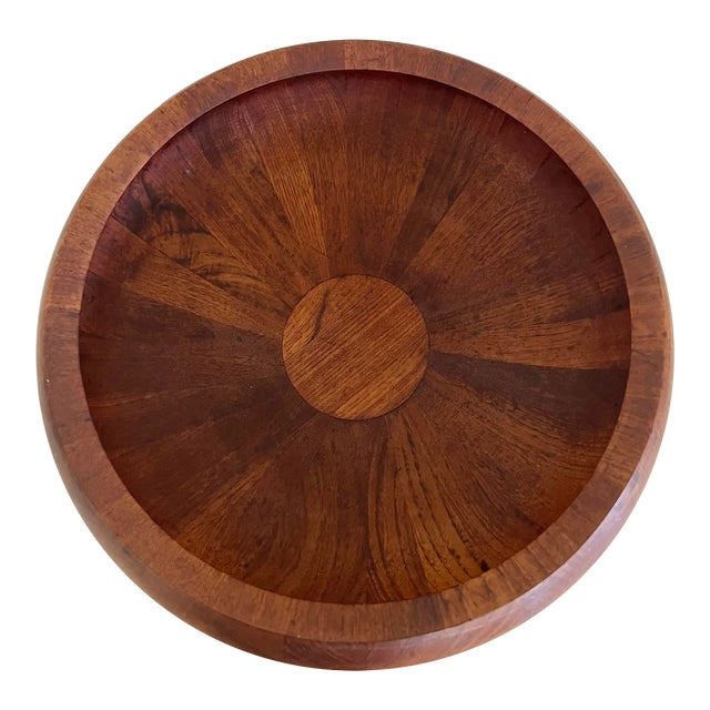 Large Jens Quistgaard Teak Bowl for Dansk Ihq Denmark For Sale
