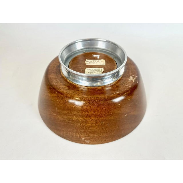 1960s Mahogany Bowl by Richard Hudson for Quentin Company, 1960s For Sale - Image 5 of 8