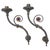 19th Century Gothic Brass Candelabras from Hardman, Set of 2 For Sale - Image 6 of 6