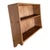Beige Vintage Wall Shelf Curved Open Display Unit in Tiger Oak and Beech, 1970s For Sale - Image 8 of 10
