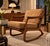 Lawrence Peabody 1950s Attributed to Lawrence Peabody Rocking Chair For Sale - Image 4 of 7