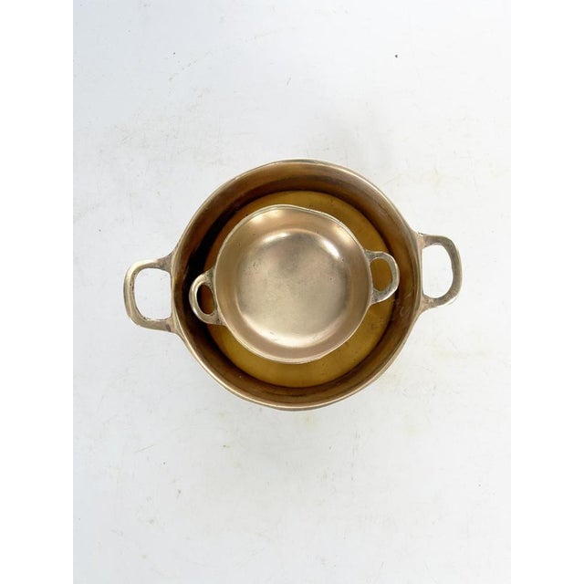 Vintage Brass Trinket Trays, 1950, Set of 2 For Sale - Image 10 of 11