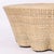 Tan Round Reed Wrapped Ghost Drapery Coffee Table For Sale - Image 8 of 8