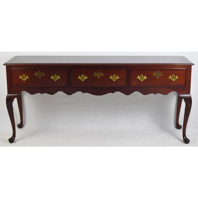 Wood Mid 20th Century Kindel Chippendale Style Mahogany Huntsboard Sideboard Server Williamsburg Style For Sale - Image 7 of 7