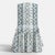 Spritely Home Ruffle Camel Back Dining Chair in Linny Ikat Slate For Sale - Image 4 of 7