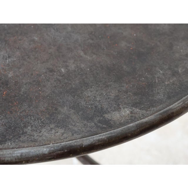 19th Century French Cast Iron Bistro Table with Claw Feet from Arras, 1890s For Sale - Image 5 of 11