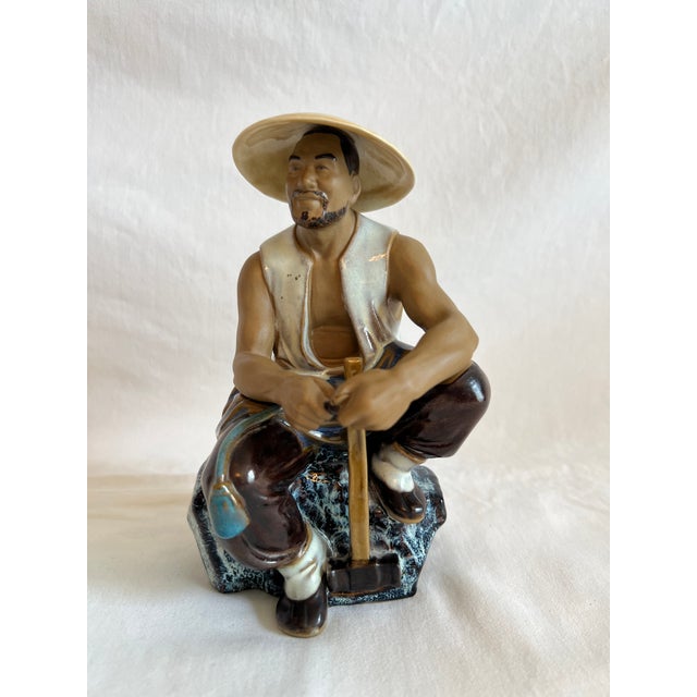 Vintage Chinese Porcelain Statue For Sale - Image 9 of 9