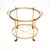 1960s Vintage French Brass Drinks Trolley, 1960s For Sale - Image 5 of 11
