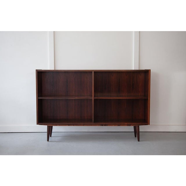 Mid-Century Modern Mid-Century Danish Low Rosewood Bookcase, 1960s For Sale - Image 3 of 6