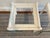 White Vintage Faux Bamboo Glass-Top Side Tables — Pair For Sale - Image 8 of 10