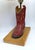 1950s Mid-Century Children's Cowboy Boot Lamps W/Hand Painted Shades / Pair For Sale - Image 5 of 10