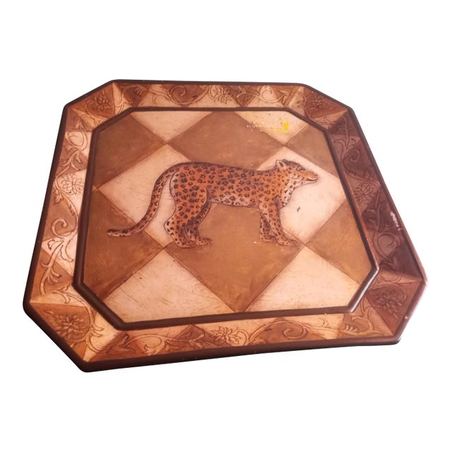 1970s Raymond Waites Painted Toyo Ceramic Plate For Sale