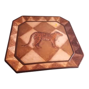 1970s Raymond Waites Painted Toyo Ceramic Plate