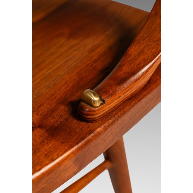 Set of Two (2) Mid-Century Modern Windsor Centennial Chairs in Solid Walnut Attributed to Kipp Stewart for Drexel, Usa, C. 1960's For Sale - Image 17 of 18