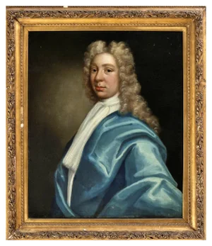 English School Artist, Young Gentleman, 18th Century, Oil on Canvas, Framed