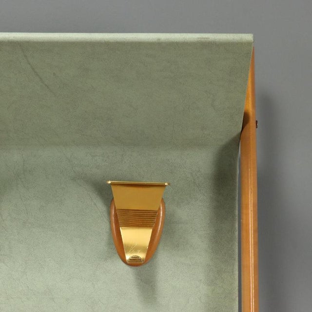 Coat Rack with Brass Details, 1960s For Sale - Image 4 of 10