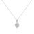 Celebrate someone you love with this stunning diamond heart pendant necklace. This diamond necklace features a knot-style...