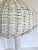 White Vintage Woven Wicker Rattan Table Lamp For Sale - Image 8 of 13