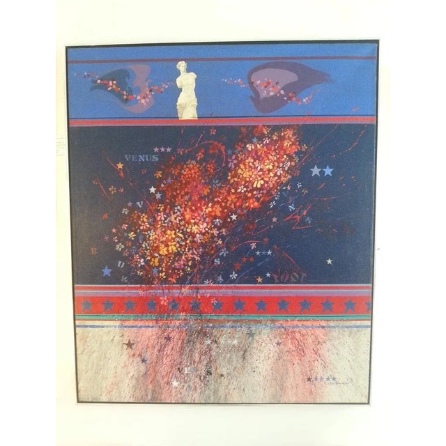 This oil on canvas painting was acquired from a Palm Beach estate and it dates to the mid-1970s. The artist is the...