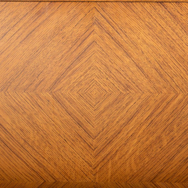 1980s Drexel Heritage Compatibles I Mid Century Modern Extendable Dining Table W/ 2 Leaves For Sale - Image 9 of 11