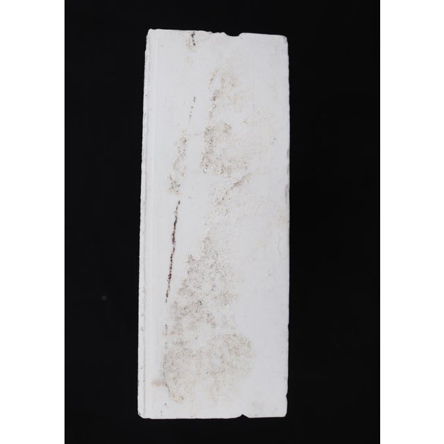 Vintage White Ceramic Recessed Bathroom Soap Dish For Sale - Image 4 of 8