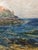 1960s Impressionist Style Rocky Shoreline Oil Painting "Twilight" Paul Christiaan Bos For Sale - Image 5 of 8