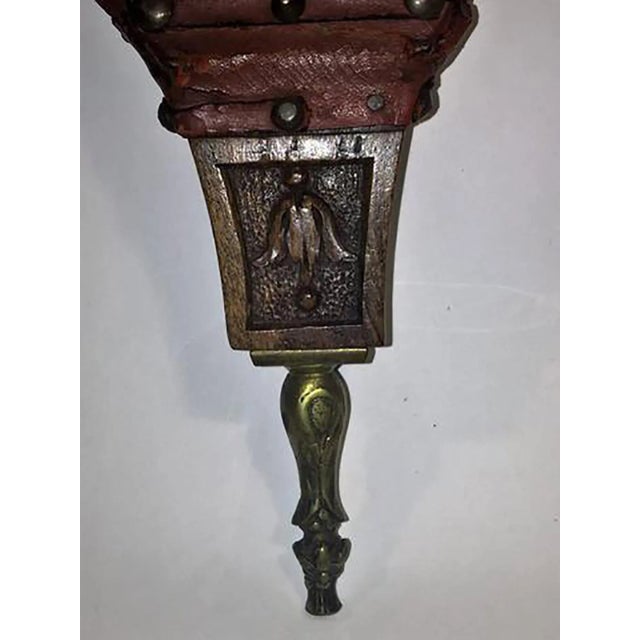 19th Century Italian Hand-carved 19th Century Fire Bellows For Sale - Image 5 of 9