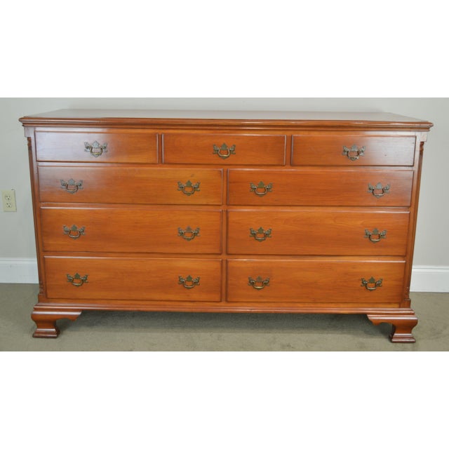 Colonial Craft Shop Solid Cherry Vintage Dresser Chairish