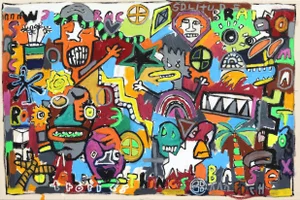 "Tropical Solitude" Original Artwork by Jonas Fisch