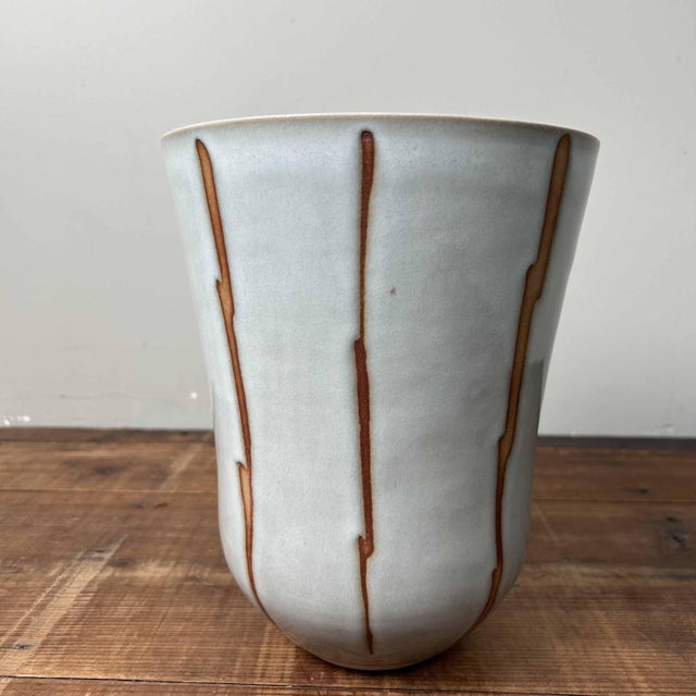 Ceramic Vintage Ikebana Flower Vase in Ceramic, 1960s For Sale - Image 7 of 18
