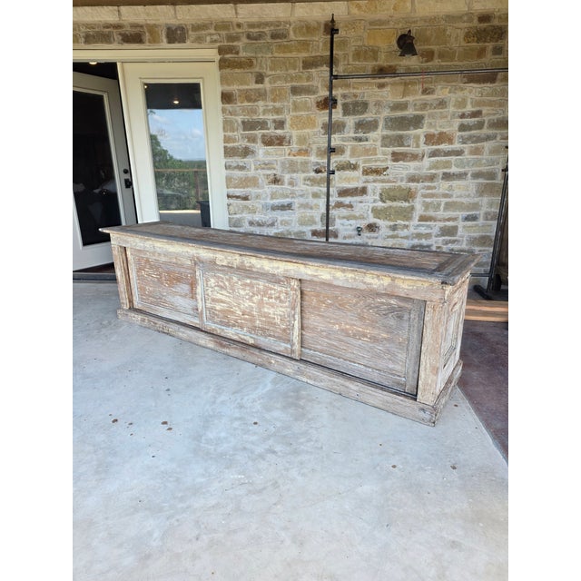 Antique Texas Mercantile Counter Cabinet For Sale - Image 4 of 11