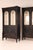 A striking pair of 19th century eclectic display cabinets , architecturally composed and enriched with refined...