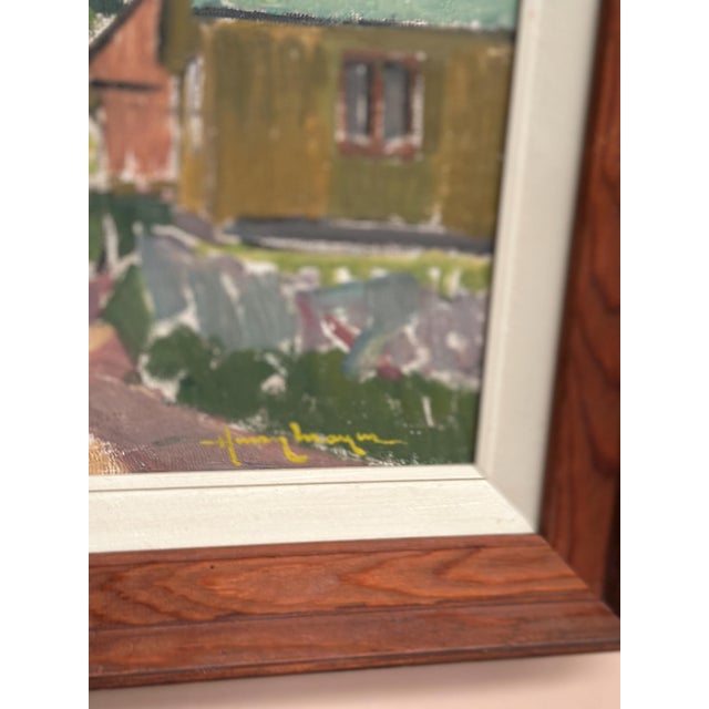 Henry Mayne, Skånemotiv, 1960s, Oil on Panel For Sale - Image 5 of 18