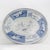 Vintage Blue and White Tole Tray - Hand Painted Chinoiserie Landscape and Floral Oval Serving Tray For Sale - Image 16 of 16