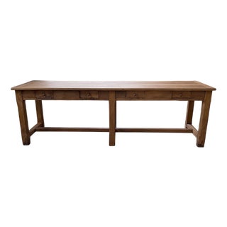 Drapery Table in Walnut, 1900 For Sale