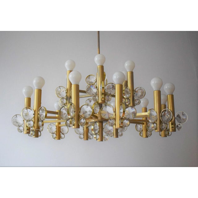 Metal Ceiling Lamp from Sciolari, 1960s For Sale - Image 7 of 9