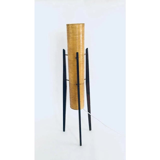 Mid-Century Space Age Rocket Floor Lamp by Novoplast, Czechoslovakia, 1950s For Sale - Image 11 of 13