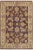 Amethyst 1990s Vintage Contemporary Ziegler Kafkaz Brown/Ivory Wool Rug - 2′ × 2′11″ For Sale - Image 8 of 9