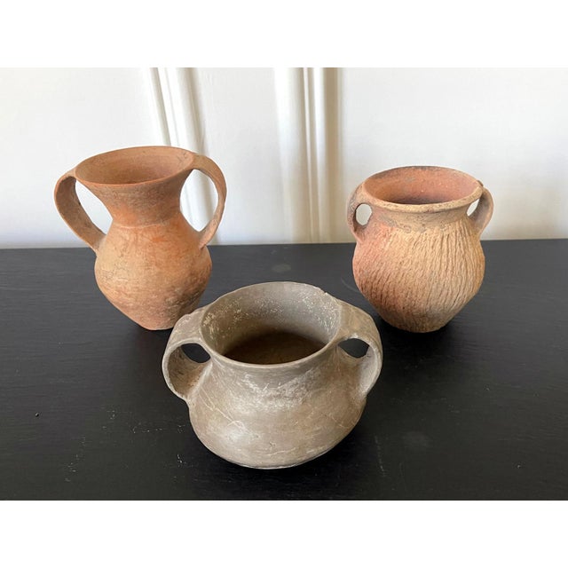Ceramic Collection of Three Chinese Neolithic Pottery For Sale - Image 7 of 14