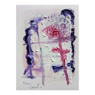 9.5" X 14.2" Contemporary Original Oil Painting by Diane Grant, Unframed For Sale