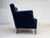 1960s Danish Two-Seater Sofa in Dark Blue Furniture Velour, 1960s For Sale - Image 5 of 15