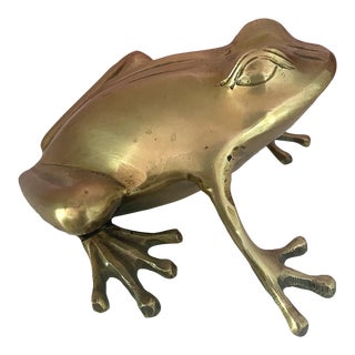 Brass Frog Toad For Sale