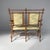Art Deco Italian Sofa in Fabric and Bamboo, 1930s For Sale - Image 4 of 14