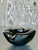Vintage Boho Black Art Glass Bowl For Sale - Image 10 of 11