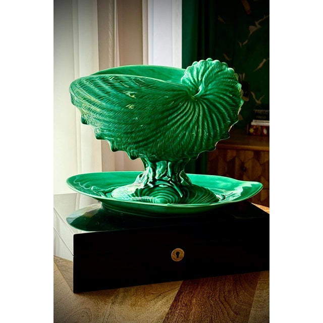 Art Deco Nautilus Shell Centrepiece from Wedgwood, England, 1930s For Sale - Image 16 of 18