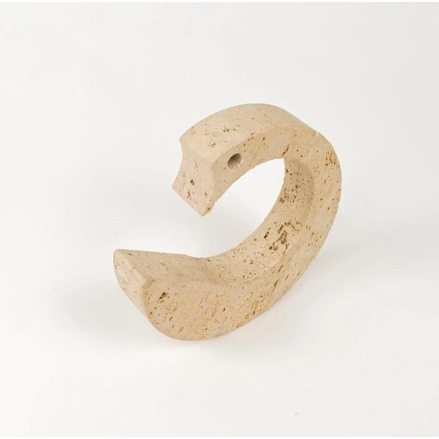 Beige Mid-Century Swan Figure in Travertine from Fratelli Mannelli, Italy, 1970s For Sale - Image 8 of 11
