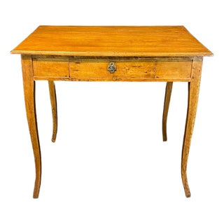 French 19th Century Louis XV Fruitwood Writing Table or Side Table For Sale
