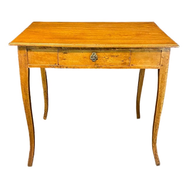 French 19th Century Louis XV Fruitwood Writing Table or Side Table For Sale