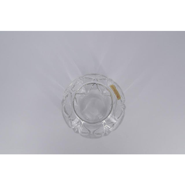 Mid-Century Modern German Crystal Ball Vase from Nachtmann, 1960s For Sale - Image 3 of 7